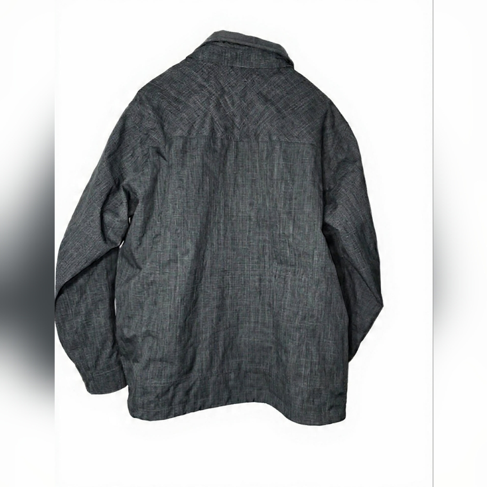 REI Men's Dark Gray Lightweight Hiking Gorpcore Packable E1 Elements Jacket - Picture 3 of 11